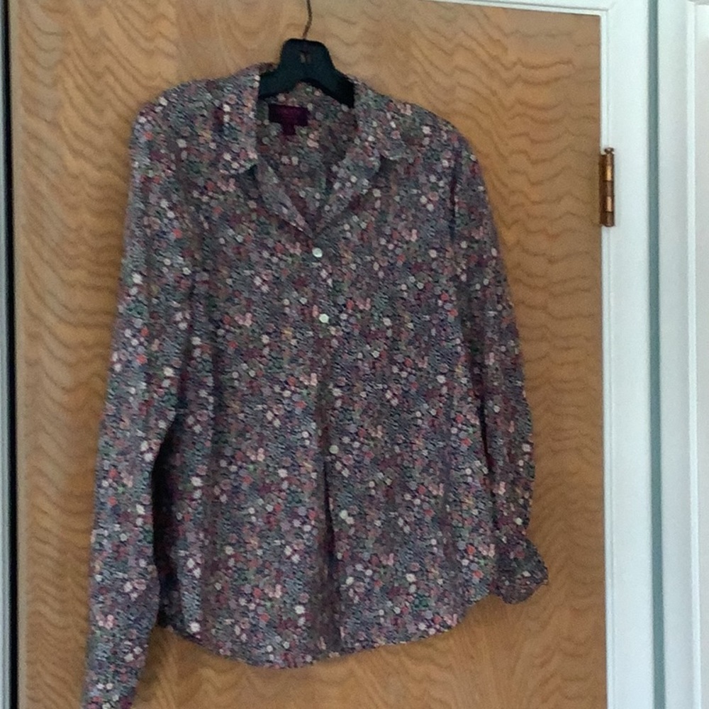 JCrew Liberty Print Blouse Size 10
